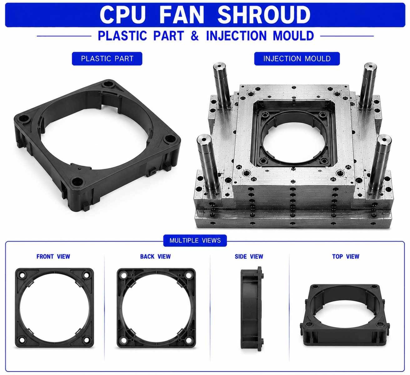 CPU Plastic Fan Shroud